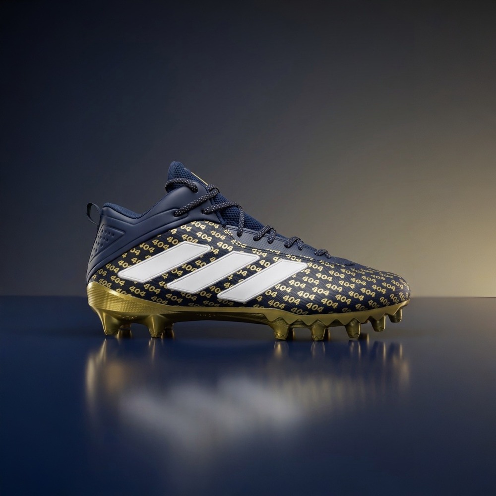 adidas Freak Football Cleats "404 ATL" Georgia Tech Yellow Jackets Navy Size 16